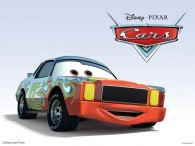 Darrel Cartrip the race car from Pixar's Cars movie wallpaper