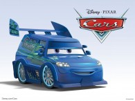 DJ the custom car from Disney/Pixar movie Cars wallpaper