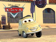 Luigi the Italian car from the Disney/Pixar move Cars wallpaper
