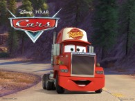 Mack the truck from Disney-Pixar movie Cars wallpaper