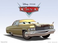 Tex the Cadillac Coupe de Ville car from the Disney/Pixar CG animated movie Cars