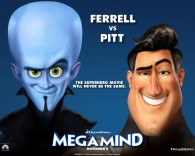 Metro Man and Megamind from the Dreamworks CG animated movie Megamind wallpaper