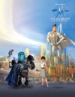 Cast of the Dreamworks CG animated movie Megamind wallpaper