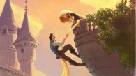 concept art of Flynn and Rapunzel from Disney's movie Tangled