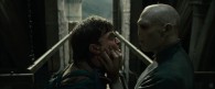 Lord Voldemort confronts Harry Potter from Harry Potter and the Deathly Hallows movie wallpaper