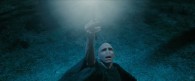 evil Lord Voldemort casting a spell from Harry Potter and the Deathly Hallows wallpaper