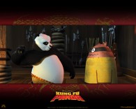 Po the Dragon Warrior from Kung Fu Panda Movie wallpaper