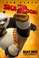 Po the Dragon Warrior in Kung Fu Panda 2 Movie Poster wallpaper