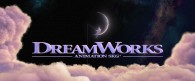 Dreamworks Studio Logo showing crescent moon in a night sky and clouds walllpaper