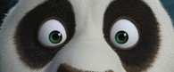 Po the panda staring at you from Kung Fu Panda movie wallpaper