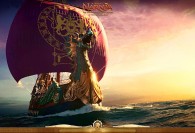 The Dawn Treader ship from the Chronicles of Narnia wallpaper