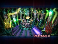 abstract virtual musical instruments CG animated in Animusic wallpaper