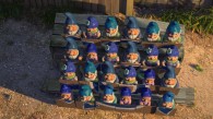 blue gnomes from Disney's Gnomeo and Juliet movie wallpaper