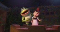 Nanette the frog and Juliet from Disney's movie Gnomeo and Juliet Wallpaper