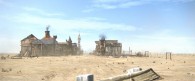 view of the town of Dirt from the CG animated movie Rango wallpaper