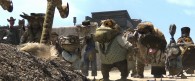 townsfolk from the CG animated movie Rango wallpaper