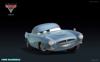 Finn McMissile the British spy from Disney's Cars 2 CG animated movie wallpaper
