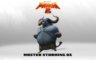 Master Storming Ox from Kung Fu Panda 2 animated Movie HD Wallpaper