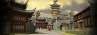 palace courtyard seen in Kung Fu Panda 2 movie wallpaper