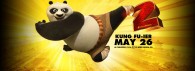 Po doing a high kick from Kung Fu Panda 2 movie wallpaper