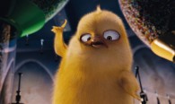 Carlos the chick from the CG animated movie Hop from Universal Pictures