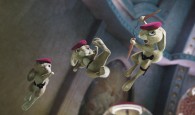 the pink beret bunnies from the CG animated movie Hop from Universal Pictures