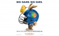 EB in a football helmet with Carlos from the animated movie Hop wallpaper picture