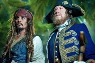 Jack Sparrow and Barbossa from Pirates of the Caribbean On Stranger Tides movie wallpaper