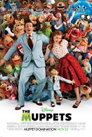movie poster with the cast of the 2011 Muppets movie wallpaper