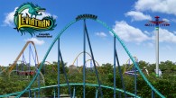 The Leviathan roller coaster with Behemoth in the background at Canada's Wonderland wallpaper