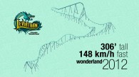 Track layout for the Leviathan roller coaster at Canada's Wonderland wallpaper