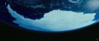 view of Antarctica from space as seen in Happy Feet Two movie wallpaper