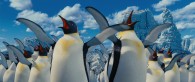 singing and dancing penguins as seen in Happy Feet Two movie wallpaper