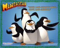 the penguins from Dreamworks Madagascar animated movies wallpaper