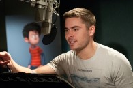Zach Efron recording lines for Ted in Dr. Seuss' The Lorax Movie wallpaper
