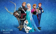 The cast from Disney's movie Frozen wallpaper
