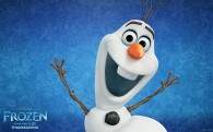 Olaf the snowman from Disney movie Frozen wallpaper