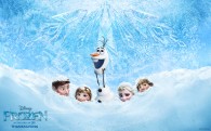 Cast from Disney's movie Frozen wallpaper