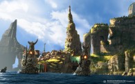 Isle of Berk from How to Train Your Dragon 2 movie wallpaper