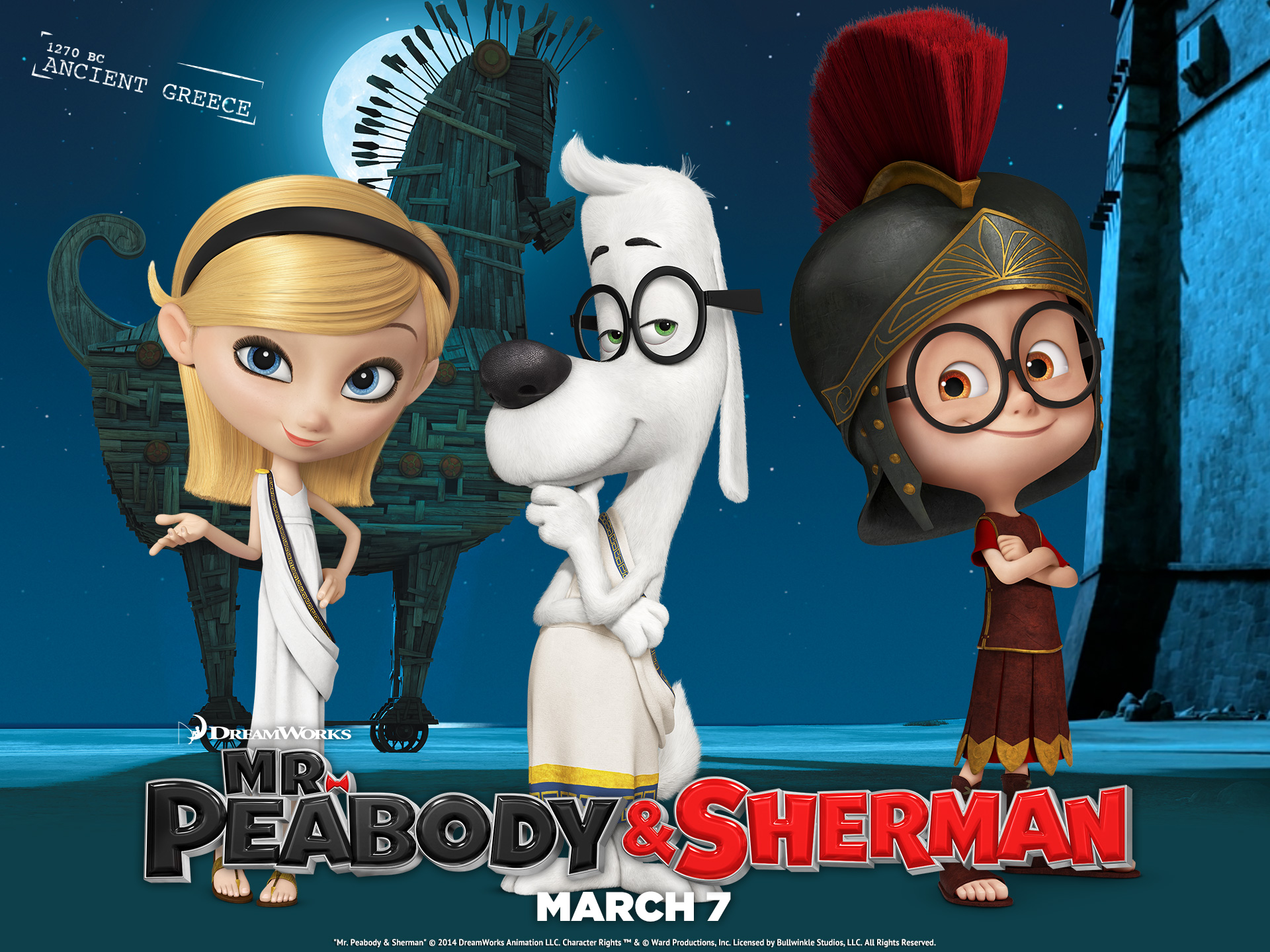 Mr. Peabody and Sherman in Ancient Greece Wallpaper.