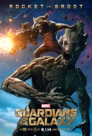 Rocket Raccoon and Groot from Marvel's Guardians of the Galaxy movie wallpaper