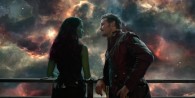Star Lord and Gamora from Marvel's Guardians of the Galaxy movie wallpaper