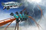 Thunderbird roller coaster at Holiday World theme park