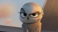 Eva the snowy owl from The Penguins of Madagascar movie wallpaper