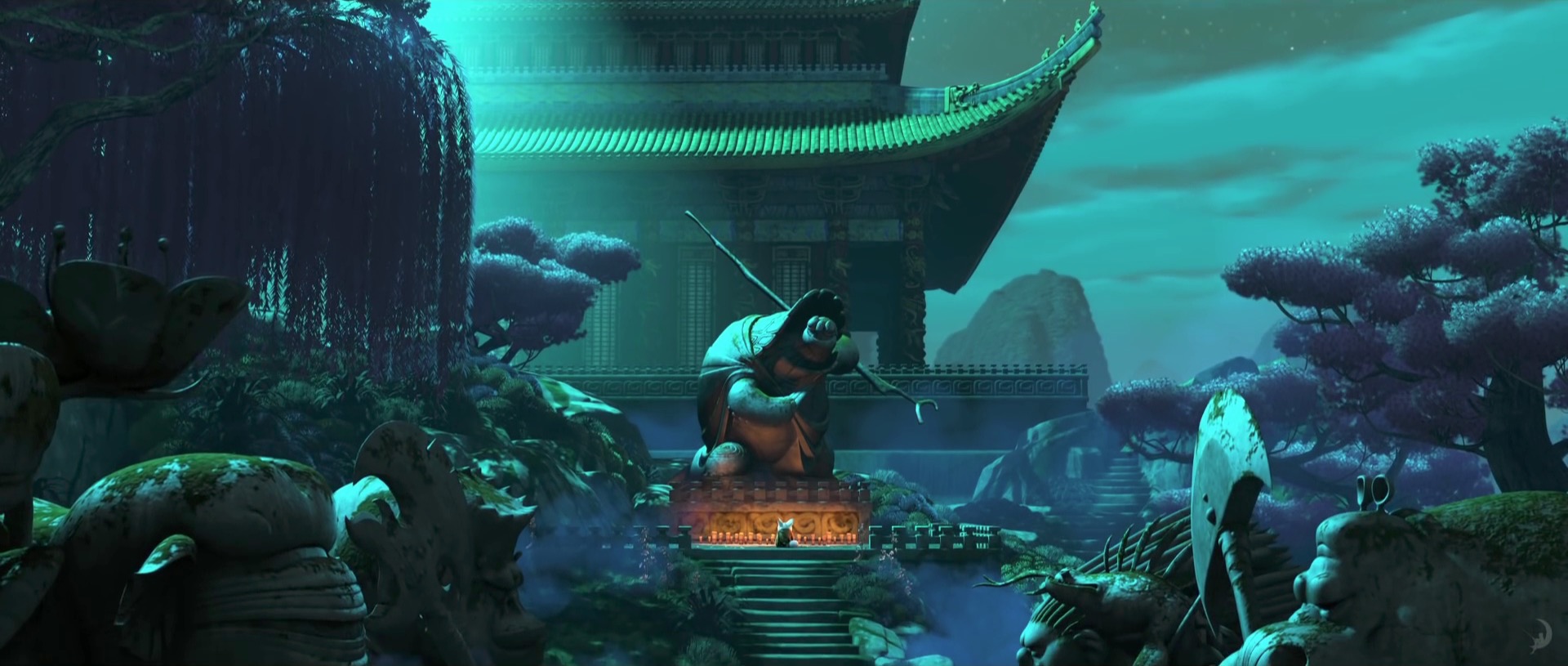 Jade Palace from Kung Fu Panda 3 Desktop Wallpaper
