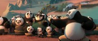 Po and pandas from Kung Fu Panda 3 - DreamWorks CG animated movie wallpaper